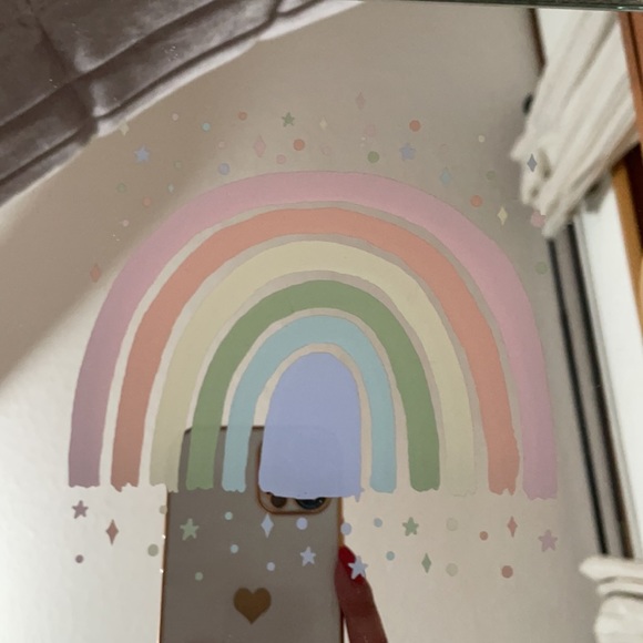 Rachel Zoe square mirrored tray - Picture 2 of 3